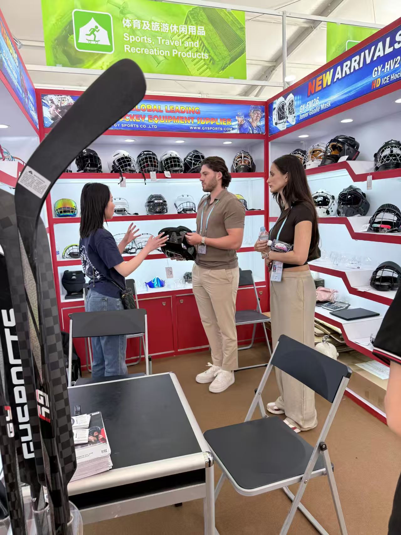 Hội chợ Canton lần thứ 139 đã kết thúc thành công - GYHockey được công nhận toàn cầu về thiết bị bảo vệ môn khúc côn cầu trên băng