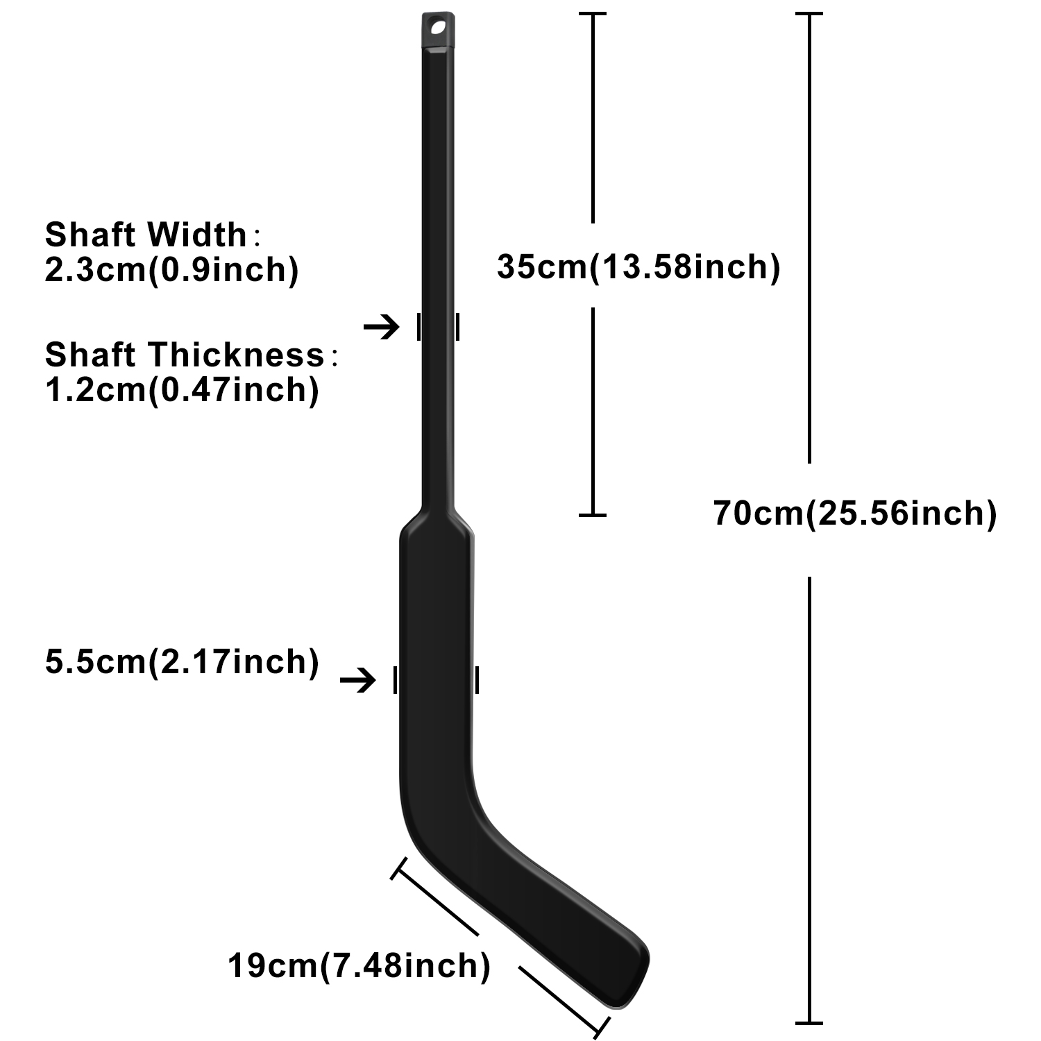 Gậy thủ môn khúc côn cầu trên băng mini bằng sợi thủy tinh dành cho giới trẻ - Sự lựa chọn hàng đầu dành cho các thủ môn trẻ